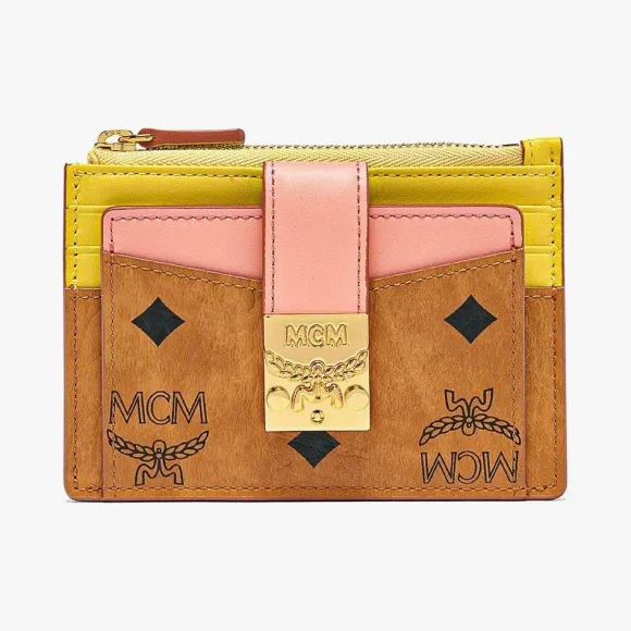 MCM Patiricia Visetos拼皮拉链卡夹 MYABSPA03O8001