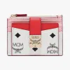 MCM Patiricia Visetos拼皮拉链卡夹 MYABSPA03R4001