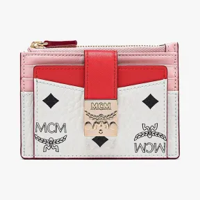 MCM Patiricia Visetos拼皮拉链卡夹 MYABSPA03R4001