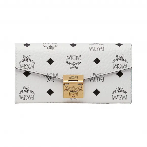 MCM Patricia Visetos 两折斜挎包钱包 MYL8SPA11WT001