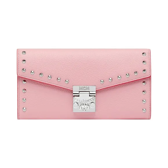 MCM Patricia铆钉轮廓皮革斜挎钱包 MYL9SPA40QB001