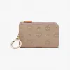 MCM Klara 缩写字母皮革拉链卡夹钱包 MYLBSKM03NV001