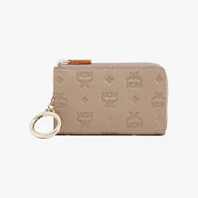 MCM Klara 缩写字母皮革拉链卡夹钱包 MYLBSKM03NV001