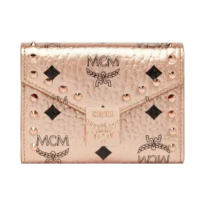 MCM Patricia Visetos铆钉轮廓三折钱包 MYS8APA31TC001