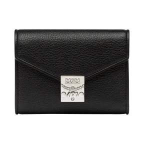 MCM Patricia 三折皮革钱包 MYS8SPA43BK001