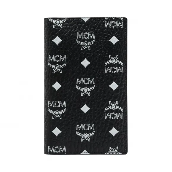MCM Visetos白色标识护照包 MYV9SWA10BV001