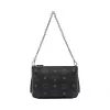 MCM Millie Visetos 顶部拉链单肩包 MYZ7SME01BK001