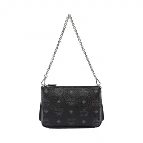 MCM Millie Visetos 顶部拉链单肩包 MYZ7SME01BK001