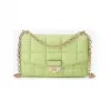 迈克高仕/Michael Kors Soho 大号皮质链条单肩包 女士 淡草绿色 单肩包 30F0L1SL3L354
