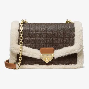 迈克高仕/Michael Kors SOHO 链肩大号 x Fur 30F1G1SL3F121