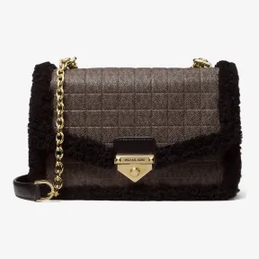 迈克高仕/Michael Kors SOHO 链肩大号 x Fur 30F1G1SL3F2137