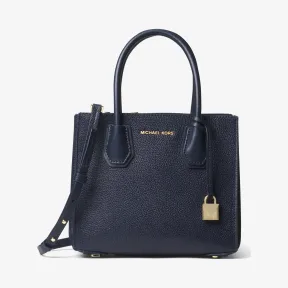 迈克高仕/Michael Kors Mercer 小号皮质风琴款手提包 30F8GM9M2T414