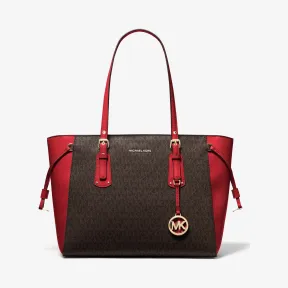 迈克高仕/Michael Kors Voyager 中号老花托特包 30F8GV6T8B268