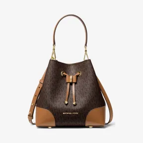 迈克高仕/Michael KorsMercer Gallery 小号老花水桶包 30F9GZ5L1B252