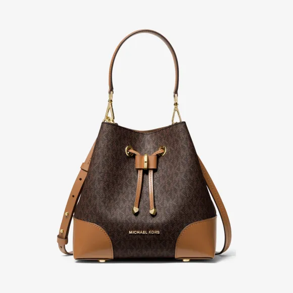 迈克高仕/Michael KorsMercer Gallery 小号老花水桶包 30F9GZ5L1B252