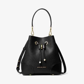 迈克高仕/Michael KorsMercer Gallery 小号皮质水桶包 30F9GZ5L1L001