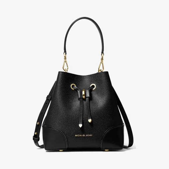 迈克高仕/Michael KorsMercer Gallery 小号皮质水桶包 30F9GZ5L1L001