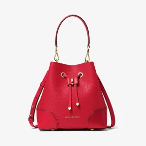 迈克高仕/Michael Kors 女士 Mercer Gallery 小号皮质水桶包 30F9GZ5L1L683