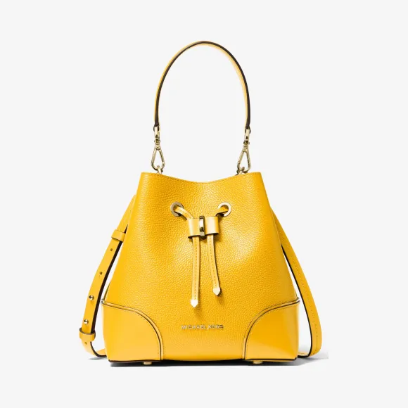 迈克高仕/Michael Kors 女士 Mercer Gallery 小号皮质水桶包 30F9GZ5L1L719