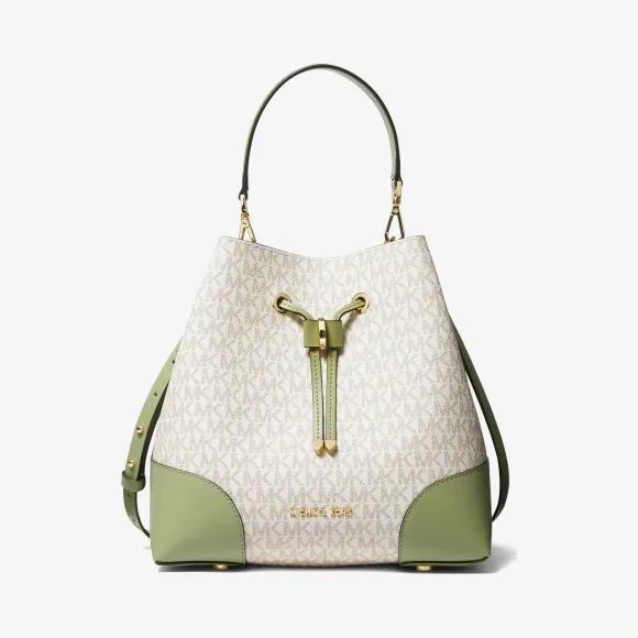 迈克高仕/Michael Kors 女士 Mercer Gallery 中号老花水桶包 30F9GZ5L6B378
