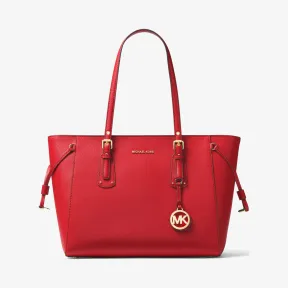 迈克高仕/Michael Kors Voyager 中号皮质托特包 30H7GV6T8L683