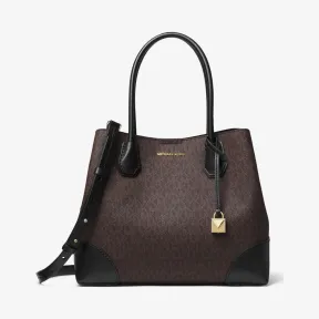 迈克高仕/Michael Kors Mercer Gallery 中号老花托特包 30H7GZ5T6V292