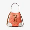 迈克高仕/Michael Kors 女士 Mercer Gallery 小号老花水桶包 30S0GZ5L1V830