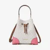 迈克高仕/Michael Kors 女士 Mercer Gallery 小号老花水桶包 30S0GZ5L1V986