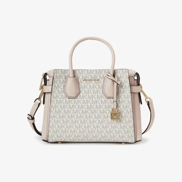 迈克高仕/Michael Kors Mercer 小号老花拼接手提包 30S9GM9S1B173