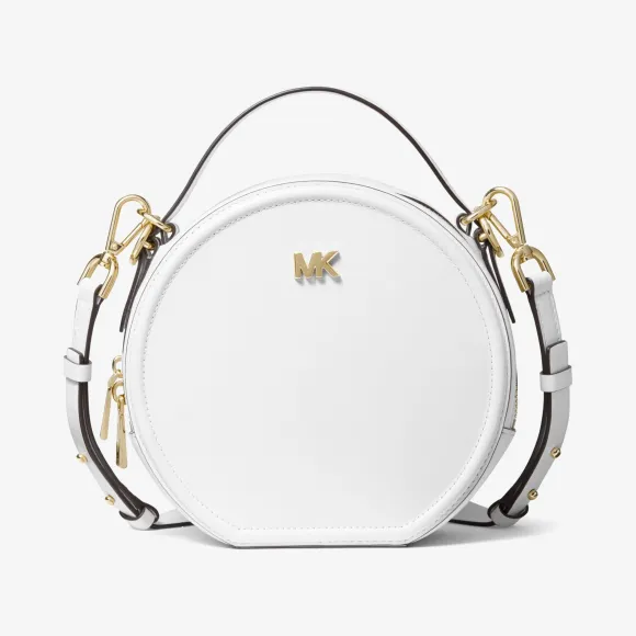 迈克高仕/Michael Kors Delaney 中号皮质圆形斜挎包 30T9GNBM2L085