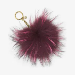 迈克高仕/Michael Kors 大号皮草手袋挂件 32F6GKCK3F633