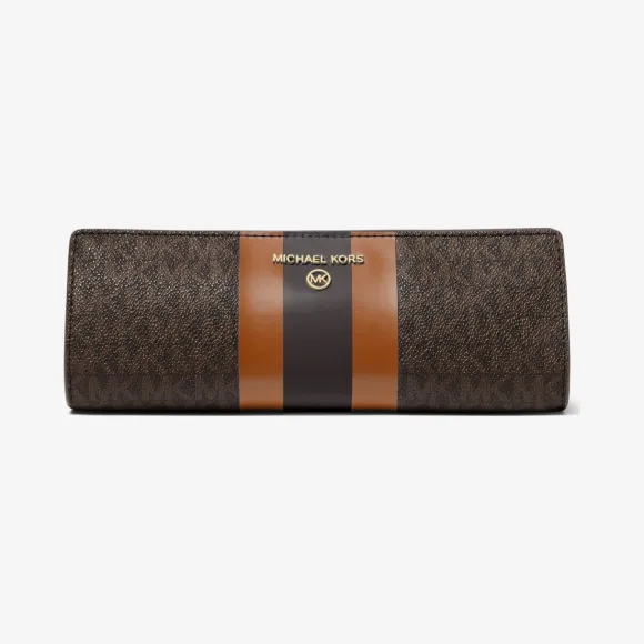 迈克高仕/Michael Kors 小号徽标条纹笔袋 32H1GTMN5B-1335