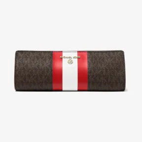 迈克高仕/Michael Kors 小号徽标条纹笔袋 32H1GTMN5V-2610