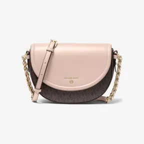 迈克高仕/Michael Kors Jet Set Charm 中号老花拼色马鞍包 32T0GT9C6B266