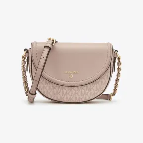 迈克高仕/Michael KorsJet Set Charm 中号老花拼色马鞍包 32T0GT9C6B857