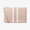 迈克高仕/Michael Kors 大号徽标条纹拉链小包 32T9GF9M3B-2618