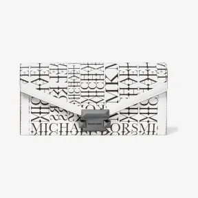 迈克高仕/Michael Kors Whitney 大号霓虹印刷链式钱夹 32T9UWHE9Y089