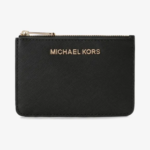 迈克高仕/Michael Kors  黑色 Jet Set Travel 小号钱夹