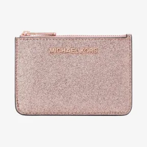 迈克高仕/Michael Kors  玫瑰金色 小号零钱包