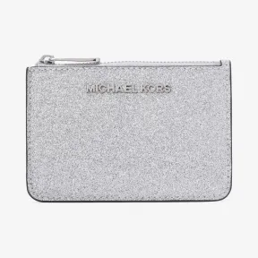 迈克高仕/Michael Kors  银色 小号零钱包