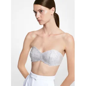 迈克高仕/Michael Kors 亮面无肩带内衣 女士 白色 内衣 393RKU519100