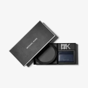 迈克高仕/Michael Kors 斜纹皮革腰带和卡包套装 39H9LGFN2L-0410