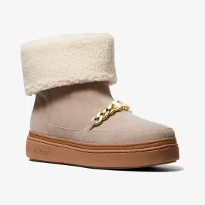 迈克高仕/Michael Kors Chapman 带缀饰人造绒面革和人造剪羊毛靴子 40F1CHFE5S-1196