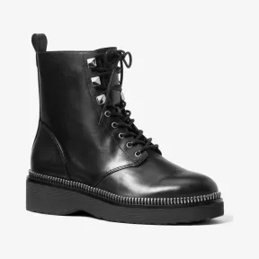 迈克高仕/Michael Kors Haskell 皮革战斗靴 40R2HSFE8L-0001