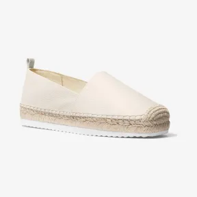 迈克高仕/Michael Kors Lenny 摔花皮革无带草编鞋 40S1LNFP1L-2171