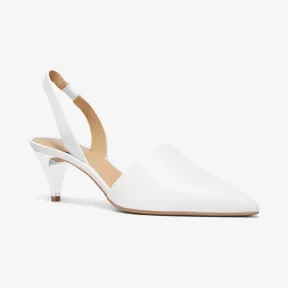 迈克高仕/Michael Kors Alba 尖头皮质低跟鞋 40S9ALMG1L085