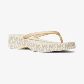 迈克高仕/Michael Kors Lilo 标志人字拖 40T1KIFA2Q-1481