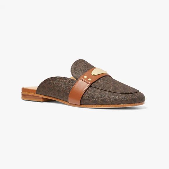 迈克高仕/Michael KorsMK Plate 老花穆勒鞋 40T2MKFP1B212