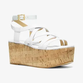 迈克高仕/Michael Kors Marlon 厚底皮质凉鞋 40T9MAFS1L085