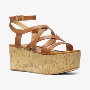 迈克高仕/Michael Kors Marlon 厚底皮质凉鞋 40T9MAFS1L203